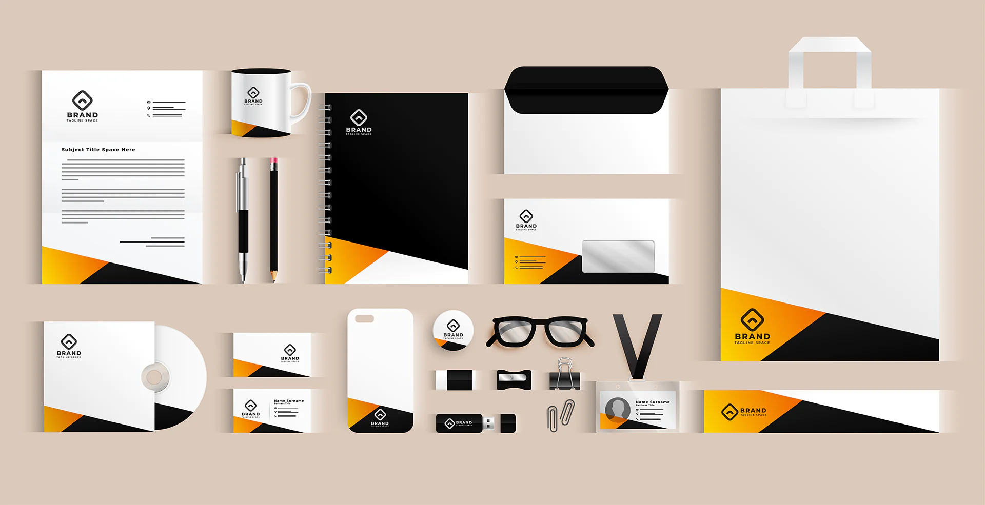 How to build a corporate identity Abstract-Graphic-Combining-Corporate-Identity-Elements