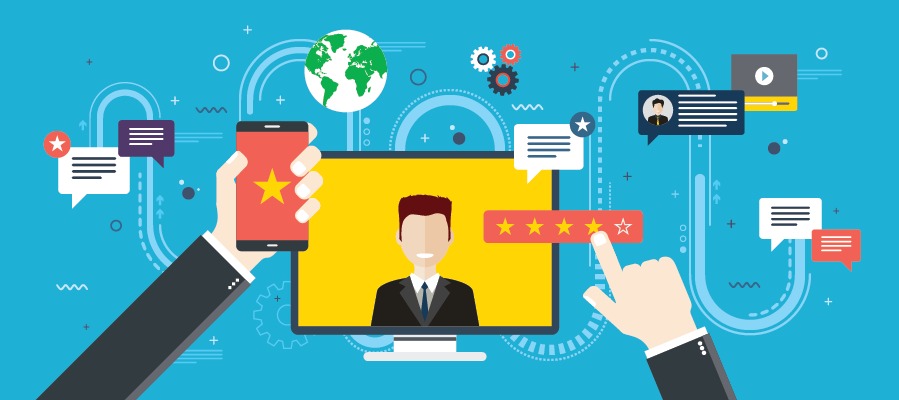CRM sistemi üzerinden işbirliği yapan bir ekip