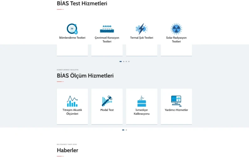 BİAS Test proje detay görseli
