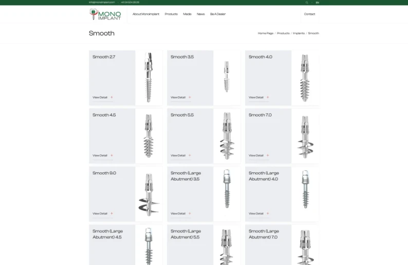 Mono İmplant proje detay görseli