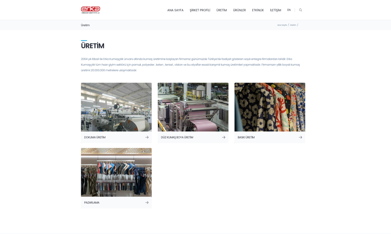 Erka Fabrics proje detay görseli