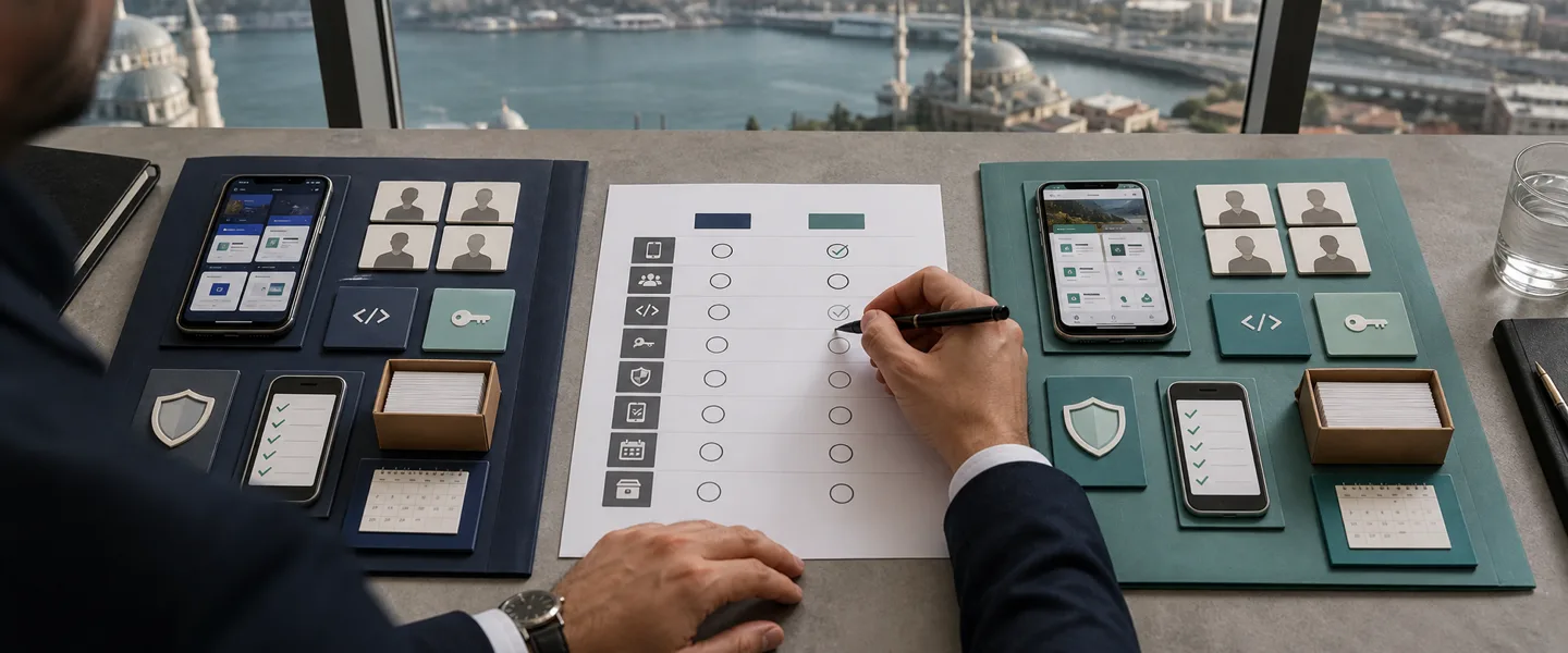 Mobil Uygulama Firması Nasıl Seçilir? Teknik Yeterlilik, Teklif ve Devir Kontrol Listesi