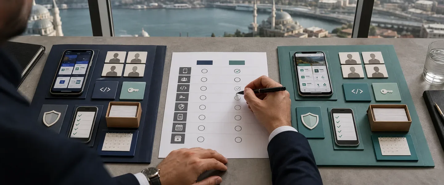 Mobil Uygulama Firması Nasıl Seçilir? Teknik Yeterlilik, Teklif ve Devir Kontrol Listesi